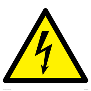 W012 Warning: Electricity